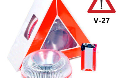 Señal luminosa V-16 obligatoria a partir de 1/01/2026